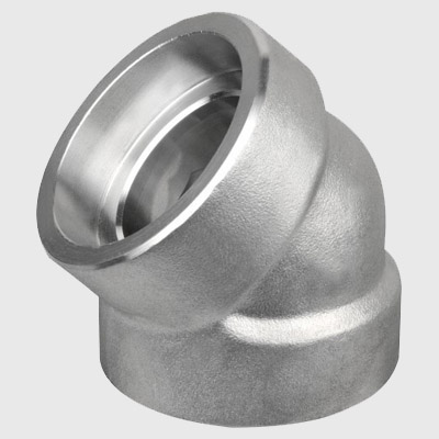 Duplex Steel Socket Weld  Elbow 45D