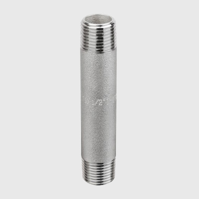 Stainless Steel Double Thread Nipple